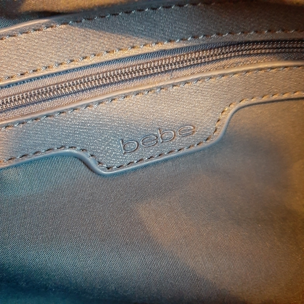 Bebe 90s Y2K Blue Crossbody Bag Strap Convertible Shoulder Handbag Boho Blue - Picture 9 of 13